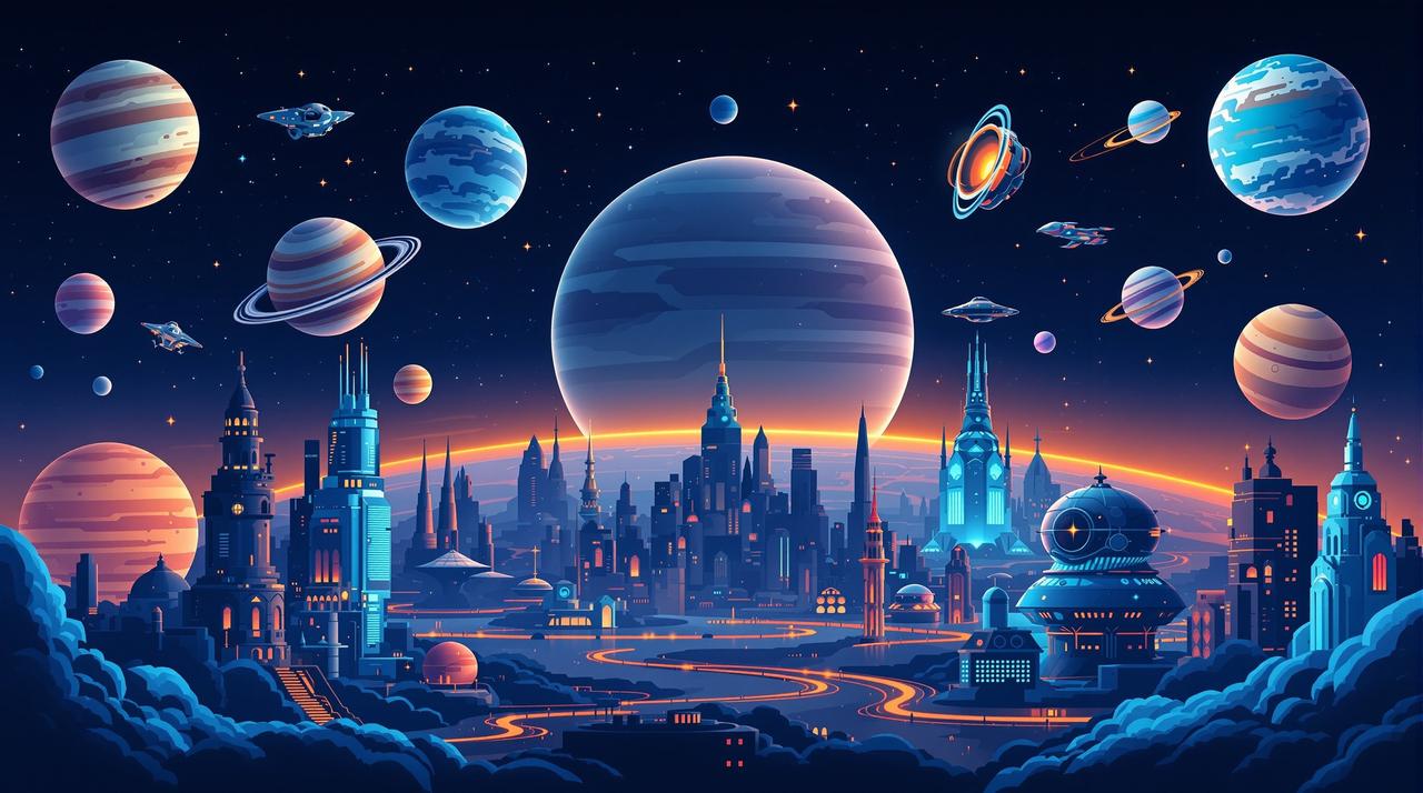 大地影视专题 - 科幻宇宙横幅